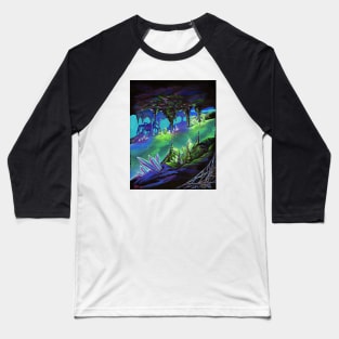 Watcher in the Crystal Caves Baseball T-Shirt